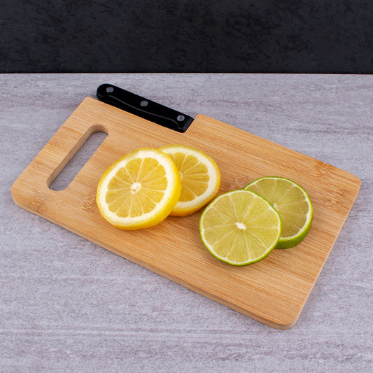 Bamboo Cutting Board  / Built-In Knife